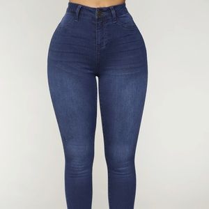 High Rise Ankle Jeans